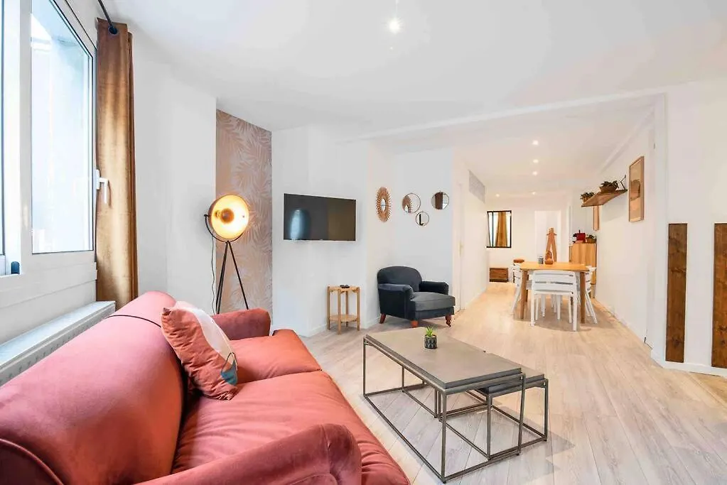 Porte Maillot, Champs Elysees, Triomphe, Suite 3 Chambres 8P 파리 0*,